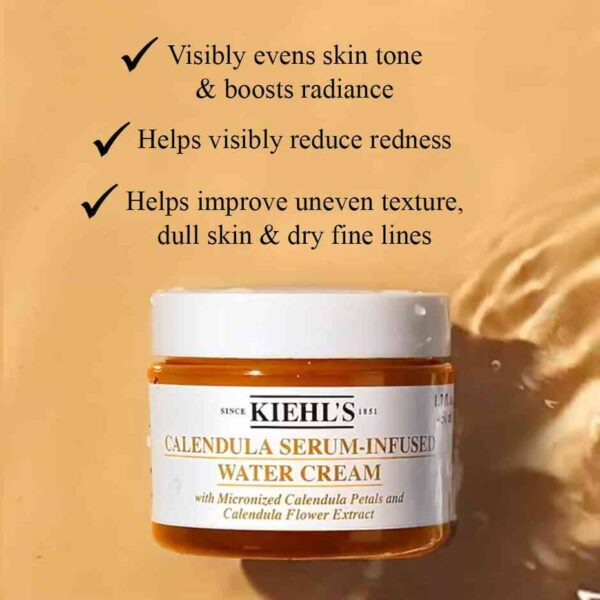 Kiehl's Calendula Serum-Infused Water Cream - 7ml - Image 3