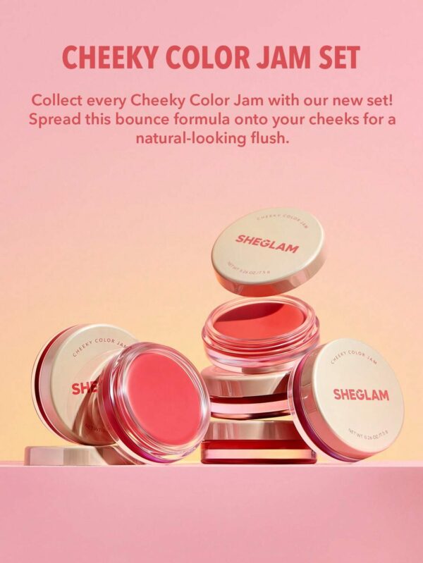 Sheglam Cheeky Color Jam Blush - shade Rose Meadow - Image 5