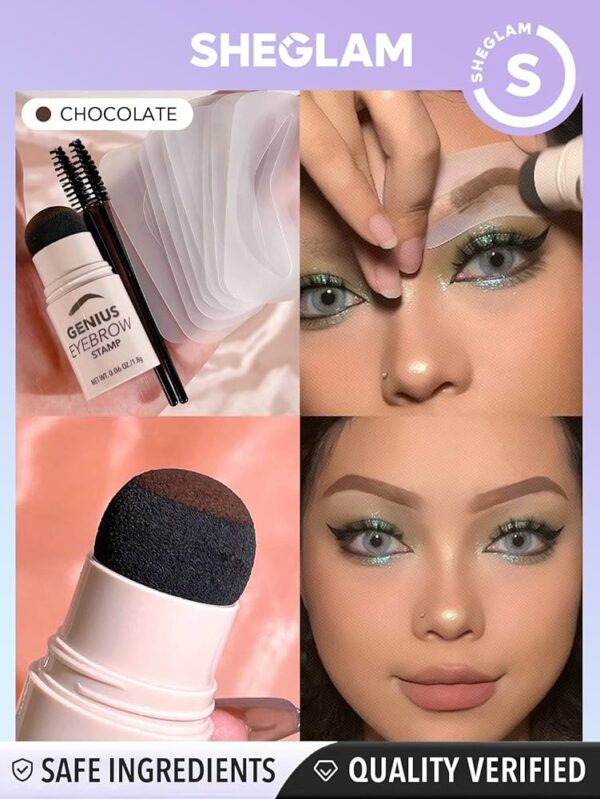 Sheglam-Genius Eyebrow Stamp-Chocolate - Image 3